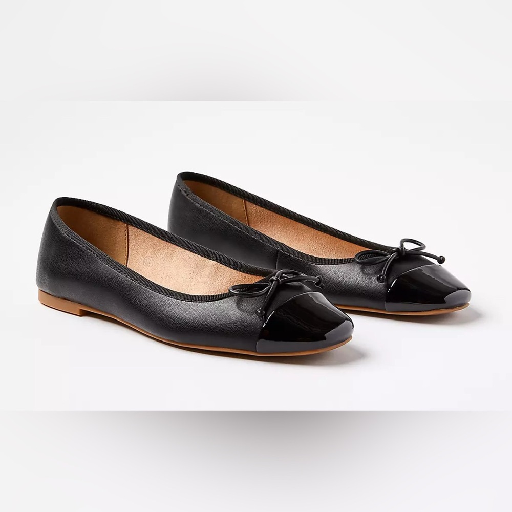 Loft cap toe ballet flats size 7.5 new